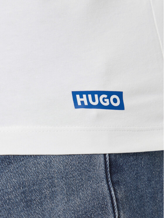 HUGO HUGO Souprava triček Naolo 50546933 Bílá Regular Fit