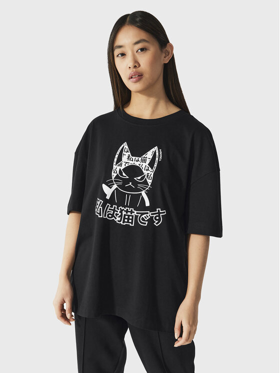 T-shirt TG23-TSD521 Nero Relaxed Fit