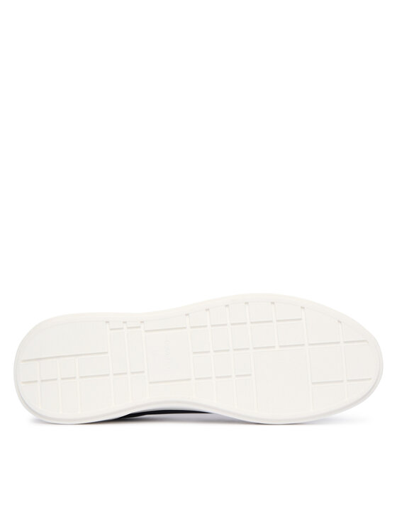 Calvin Klein Calvin Klein Сникърси Chunky Cupsole Laceup Lth Bt Aop HM0HM02070 Тъмносин