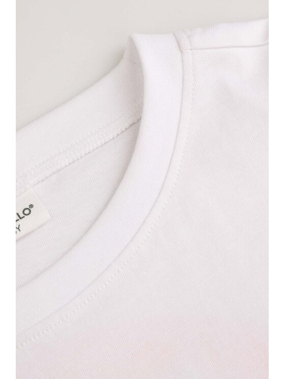 Coccodrillo Coccodrillo T-Shirt WC5143203IGJ-001 Biały Regular Fit