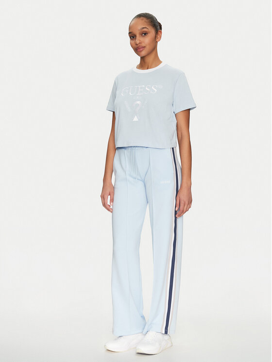 Guess Guess Футболка V5GI18 I3Z14 Блакитний Boxy Fit