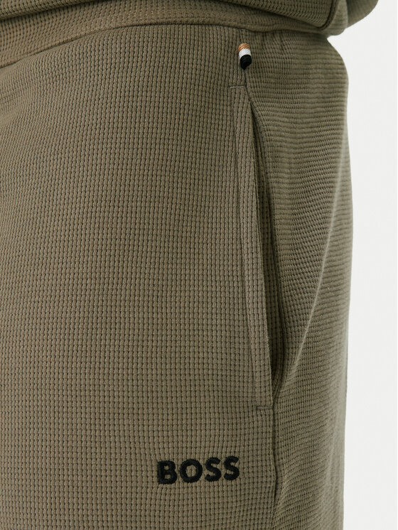 BOSS BOSS Pantaloncini sportivi Waffle 50535884 Cachi Regular Fit