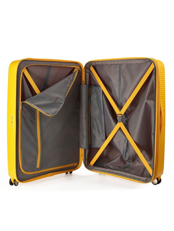 American Tourister American Tourister Walizka średnia 327521 Żółty