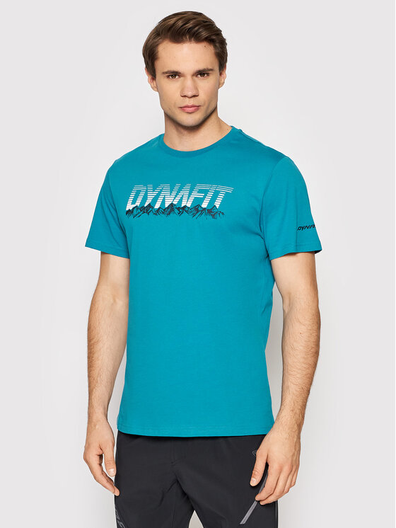 Dynafit Marškinėliai Graphic 08-70998 Mėlyna Regular Fit
