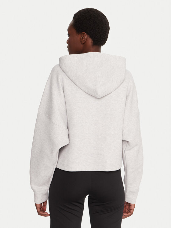 adidas adidas Mikina Off Placed 3-Stripes JW3596 Sivá Regular Fit