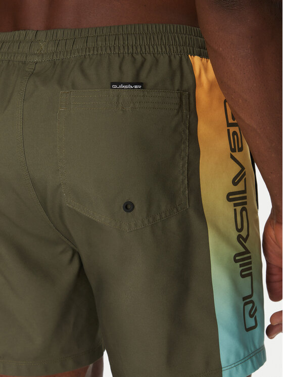 Quiksilver Quiksilver Szorty materiałowe EQYJV04136 Zielony Regular Fit