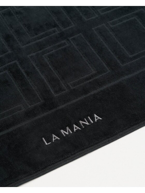 La Mania La Mania Dywanik łazienkowy Mono Mania Premium 50x100 Czarny