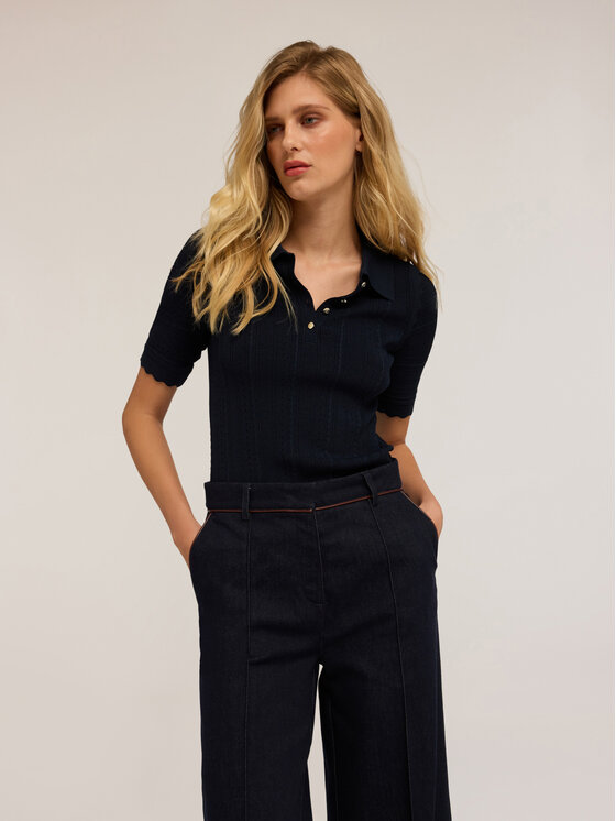 Motivi Motivi Cardigan M425W003519N034 Blu Slim Fit