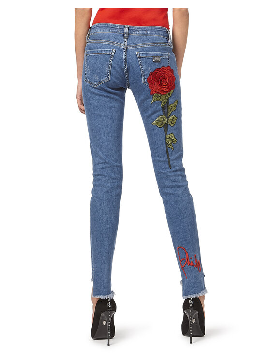 PHILIPP PLEIN PHILIPP PLEIN Jeansy 30868 Niebieski Skinny Fit