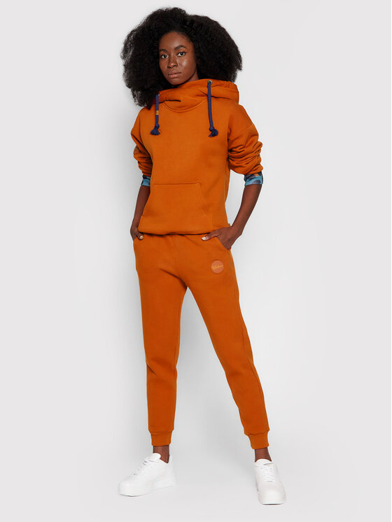 Felpa Wildlife Arancione Oversize