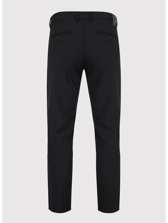 Pako Lorente Pako Lorente Spodnie materiałowe P23SF-WX-003 Czarny Slim Fit