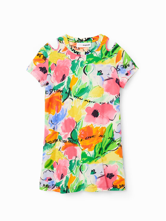 Desigual Desigual Každodenní šaty 23SGVK14 Barevná Regular Fit