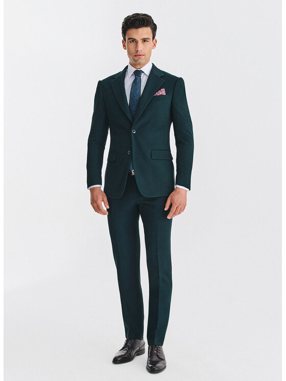 Pako Lorente Pako Lorente Marynarka P25WF-3G-009 Zielony Super Slim Fit