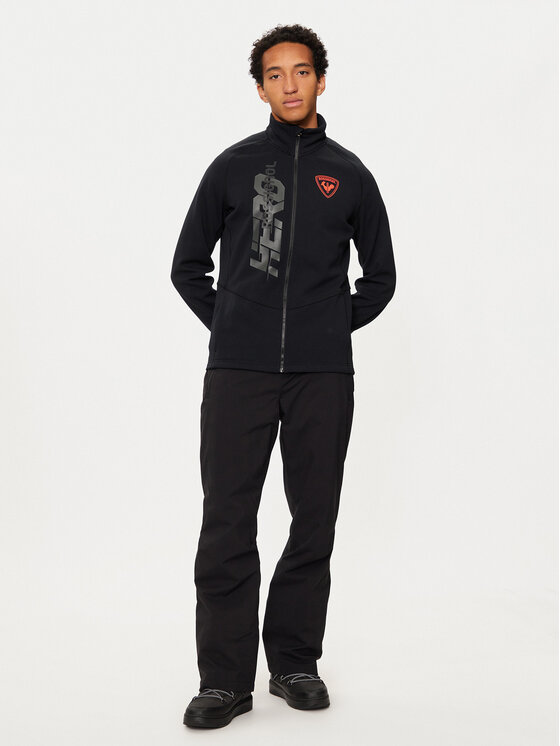 Rossignol Rossignol Funkčná mikina Hero Classique RLNML13 Čierna Regular Fit