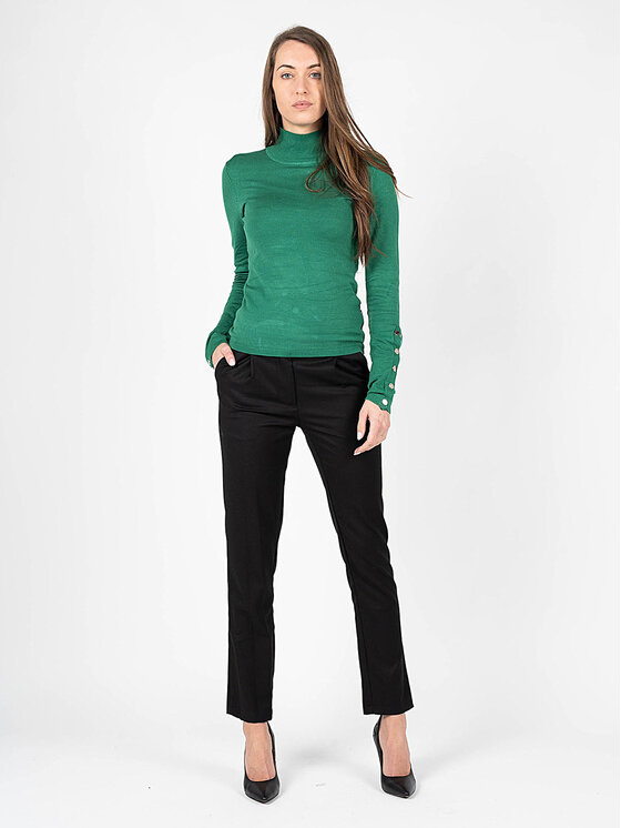 Silvian Heach Silvian Heach Pantaloni di tessuto PGA22262PA Nero Slim Fit