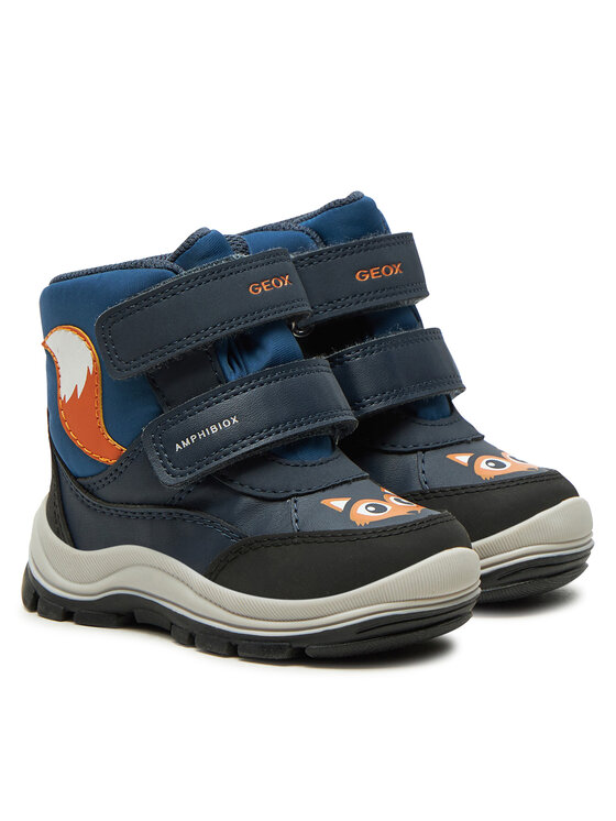 Geox Geox Schneeschuhe B Flanfil Boy B Abx B463VB 054FU CF44K M Dunkelblau