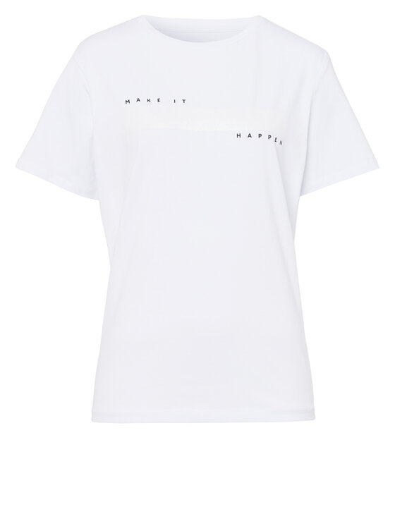 Cross Jeans Cross Jeans T-Shirt 55938-008 Biały Regular Fit