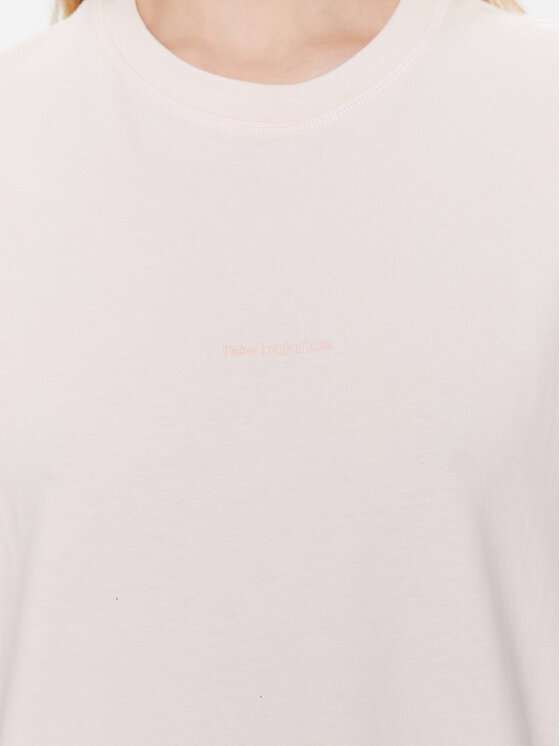 New Balance New Balance T-Shirt Athletics Nature WT23556 Różowy Relaxed Fit