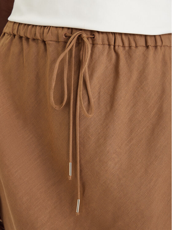 Marella Marella Maksiseelik Gamba 2613101094 Pruun Regular Fit