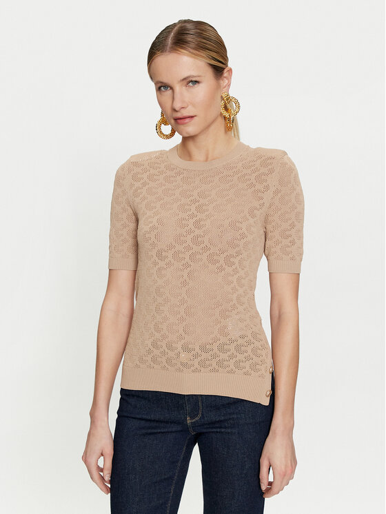 Guess Guess Maglione Belle W4GR15 Z36O0 Beige Regular Fit