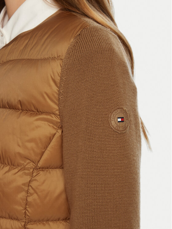 Tommy Hilfiger Tommy Hilfiger Pūkinė striukė WW0WW44343 Ruda Slim Fit