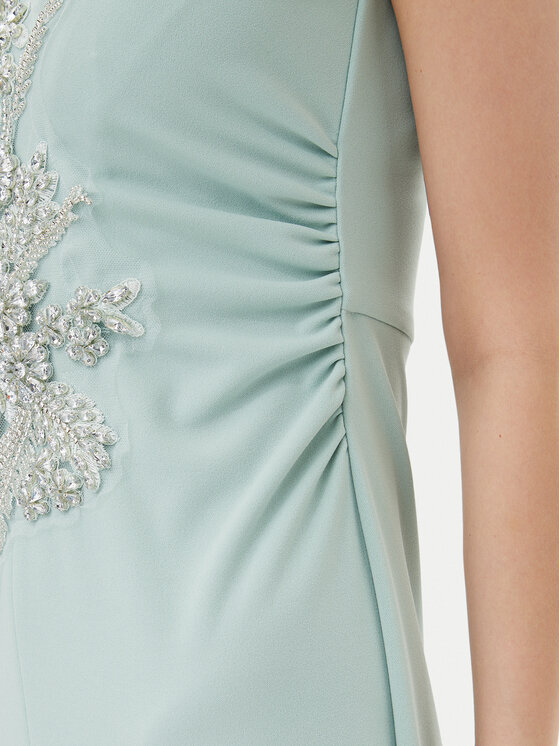 Rinascimento Rinascimento Večernja haljina CFC0123081003 Zelena Regular Fit