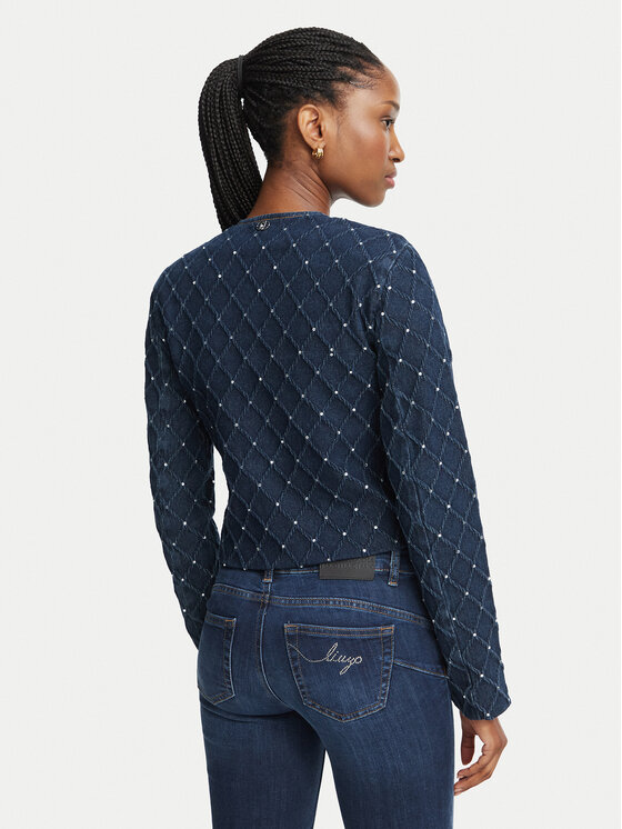 Liu Jo Liu Jo Jeans jakna UF6169 D0374 Mornarsko modra Regular Fit