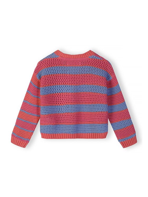 minoti minoti Kardigan 30KNIT106 Koralowy Regular Fit
