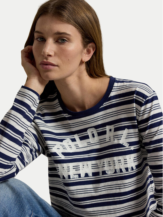 Polo Ralph Lauren Polo Ralph Lauren Blusa 211B17804001 Blu scuro Regular Fit