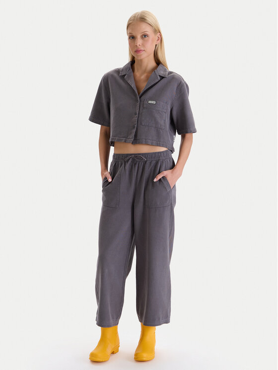 Hunter Hunter Koszula W126-HRLST-1011-42X Szary Regular Fit