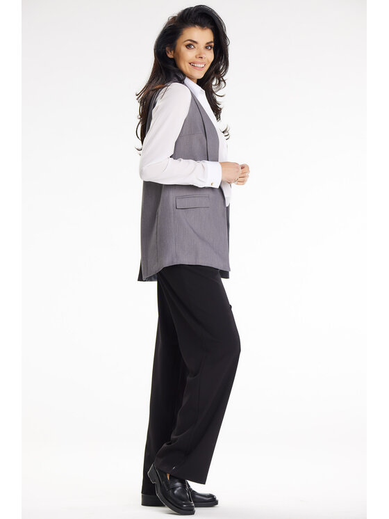 Awama Awama Kamizelka A650 Szary Basic Fit