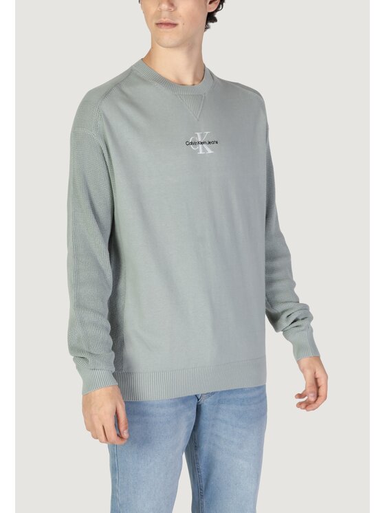 Calvin Klein Jeans Calvin Klein Jeans Πουλόβερ MONOLOGO Πράσινο To Fit