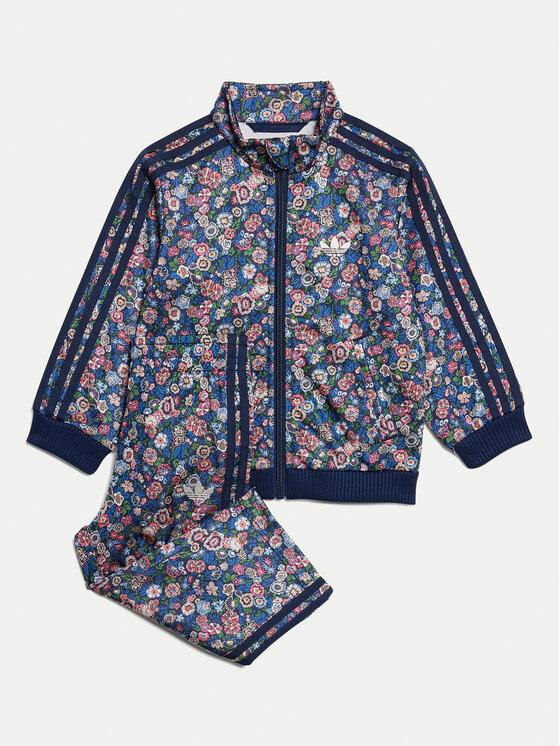 adidas adidas Tepláková souprava Liberty London Firebird JC8032 Tmavomodrá Regular Fit
