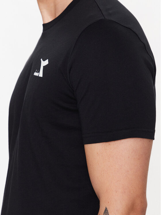 Diadora Diadora T-Shirt Ss Core 102.179485 Czarny Regular Fit