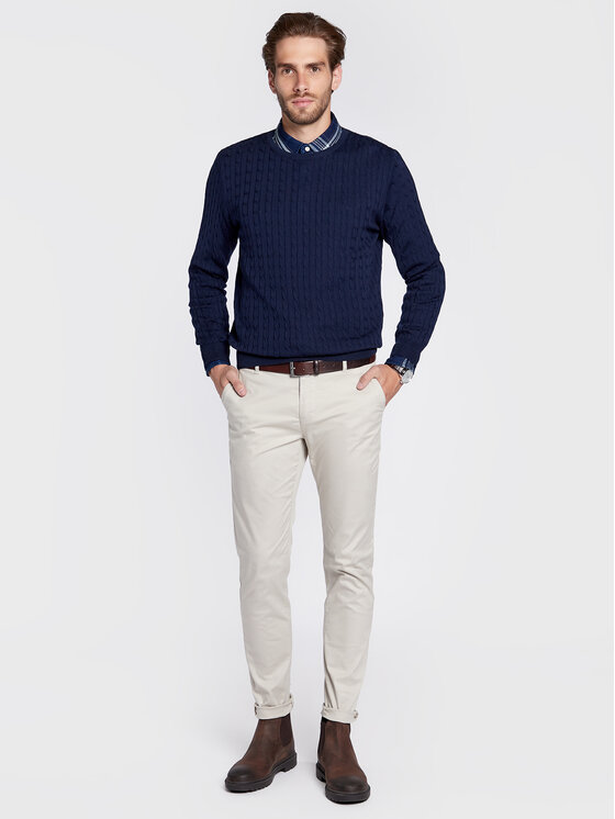 Maglione 422285 1355 Blu scuro Regular Fit