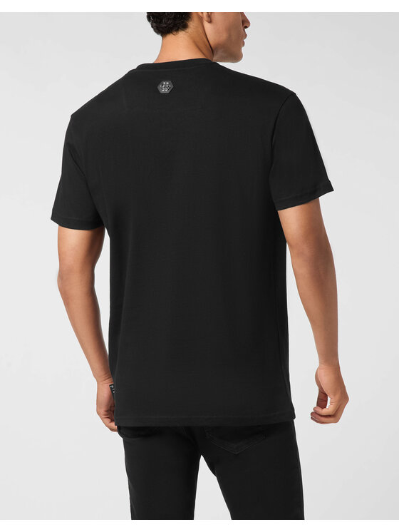 PHILIPP PLEIN PHILIPP PLEIN T-Shirt 26199 Czarny Regular Fit