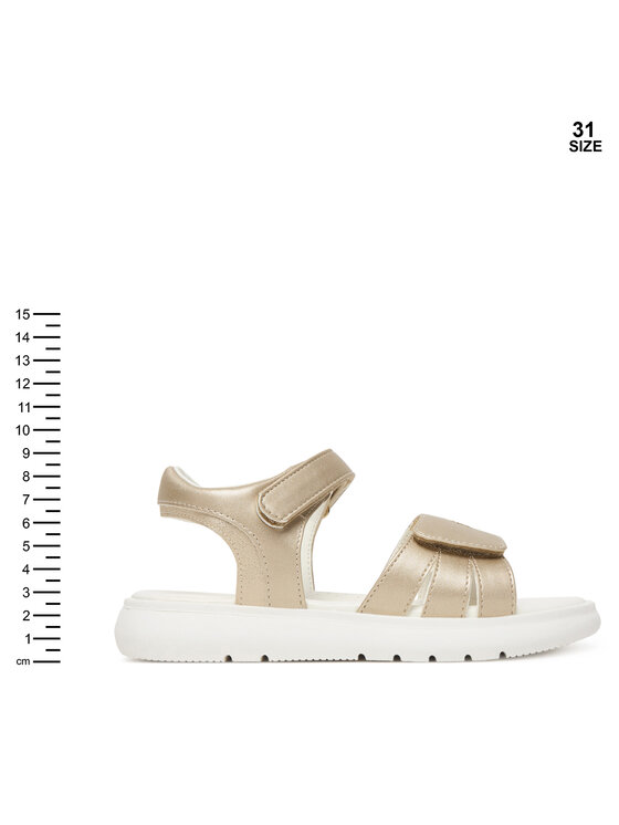 Tommy Hilfiger Tommy Hilfiger Sandale Velcro Sandal T1A2-34275-1372 Zlatna