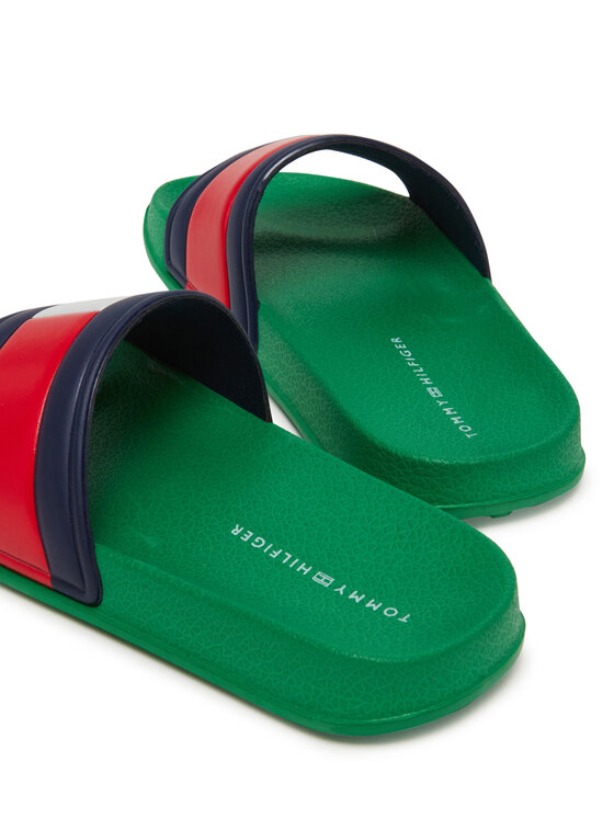 Tommy Hilfiger Tommy Hilfiger Шльопанці T3X0-33915-1172 Зелений
