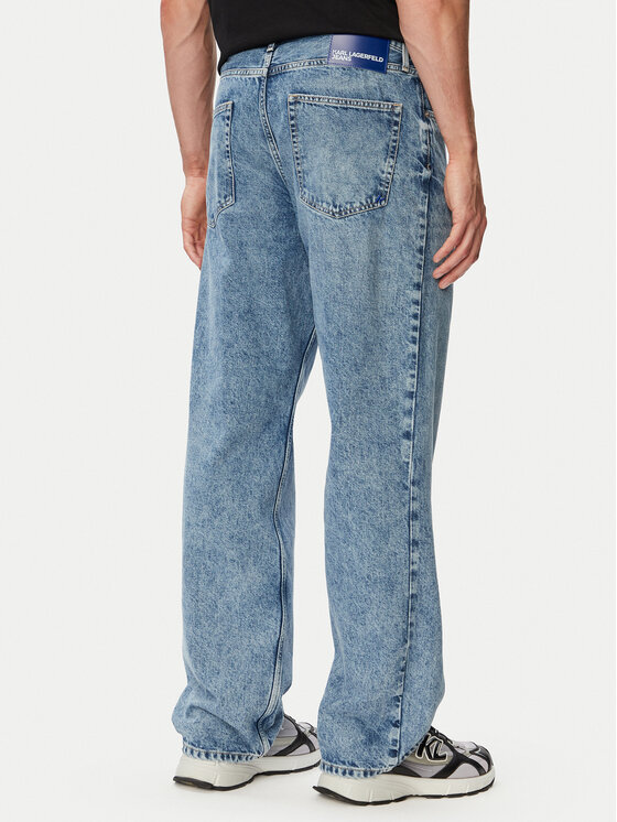 Karl Lagerfeld Jeans Karl Lagerfeld Jeans Traperice B3M10005 Plava Relaxed Fit
