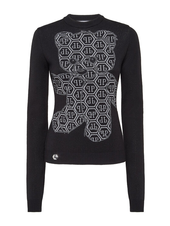 PHILIPP PLEIN PHILIPP PLEIN Longsleeve 20027 Nero Regular Fit