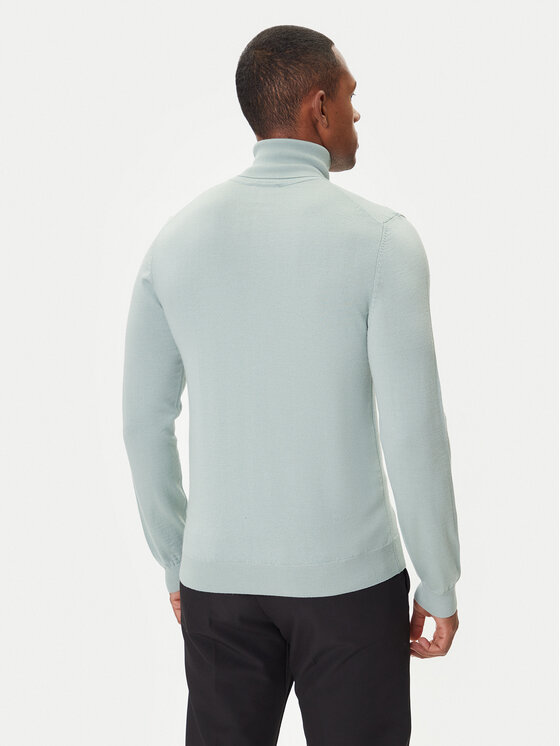 HUGO HUGO Džemper San Thomas-M 50474174 Zelena Regular Fit