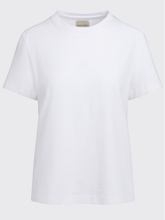 MARI PRETI MARI PRETI T-shirt Essenza Bianco Regular Fit