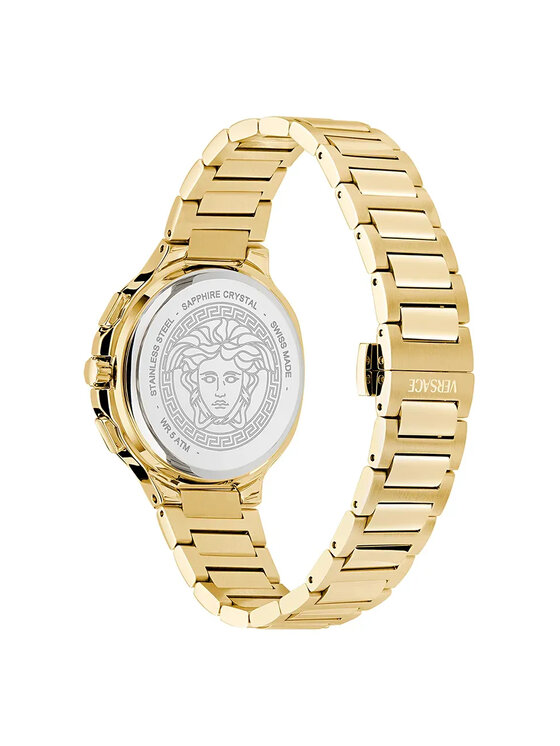 Versace Versace Zegarek VEVCA0724 Złoty