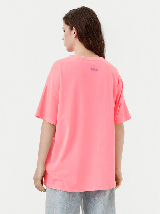 American Vintage American Vintage T-shirt Pymaz PYM02AH24 Rosa Oversize