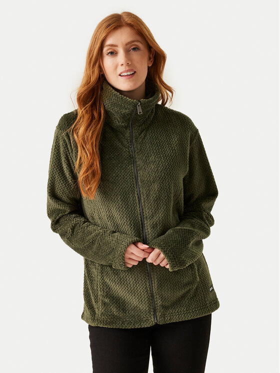 Regatta Regatta Felpa di pile Heidy Fluffy RWA640 Verde Regular Fit