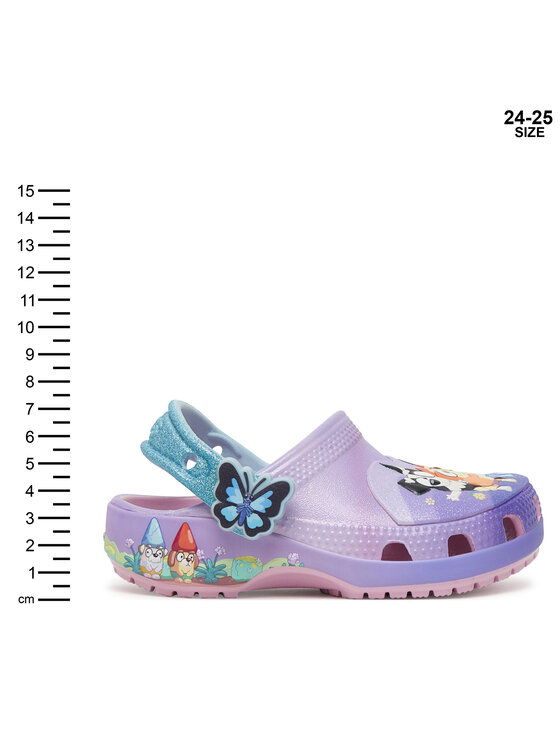 Crocs Crocs Klapki Bluey Multi Pink Cls Clg T 212370 Kolorowy