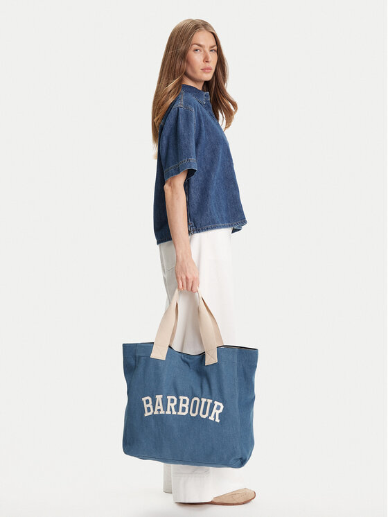 Barbour Barbour Rankinė Emily Denim Tote Bag LBA0472BL31 Mėlyna