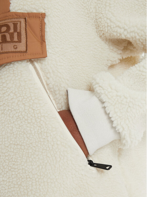 Napapijri Napapijri Флісовий реглан Seline NP0A4HYO Écru Relaxed Fit