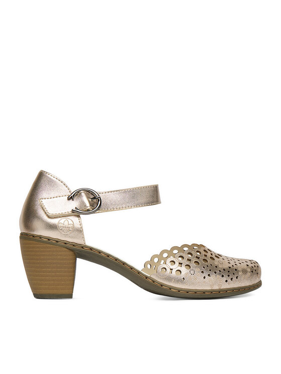 Rieker Pantofi CEO-40902-90 Auriu