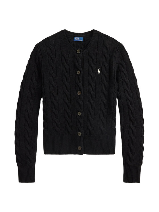 Polo Ralph Lauren Polo Ralph Lauren Kardigan 211972104005 Crna Slim Fit